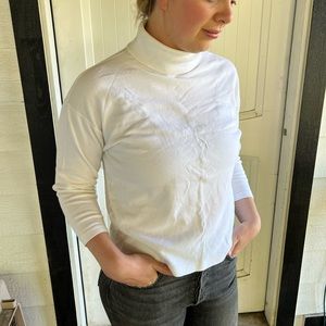 White Turtleneck